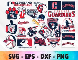 Cleveland Guardians bundle logo, svg, png, eps, dxf 2