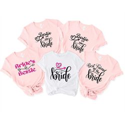 Besties Squad Matching Outfit Shirts, Wedding Party shirt , Bachelorette Party T shirt, Girls Night Wear, Bride bestie s