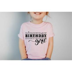 Birthday Girl Shirt, Toddler Birthday Cute T-shirt, Birthday Party Girls T-shirt, Birthday Squad Tee, Girl Birthday Cele