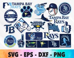 Tampa Bay Rays bundle logo, svg, png, eps, dxf 2