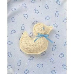 crochet  patterns  toys crochet duck toy in bernat handicrafter cotton baby - downloadable pdf downloadable pdf, english