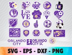 Orlando City  logo, bundle logo, svg, png, eps, dxf