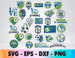 Seattle Sounders FC  logo, bundle logo, svg, png, eps, dxf