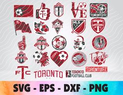 Toronto FC  logo, bundle logo, svg, png, eps, dxf