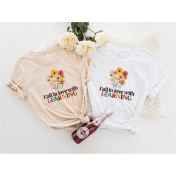 Fall In Love With Learning / Fall Shirt Teacher / Fall Teacher Tee / Teacher Fall Gift / Teacher Thanksgiving Shirt / Fa