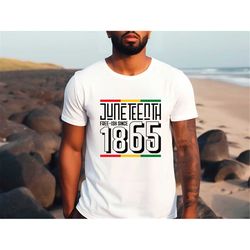 1865 Juneteenth Shirt, Emancipation Day Shirt, Afro Woman Shirt, Black American Freedom, African American Juneteenth Shi