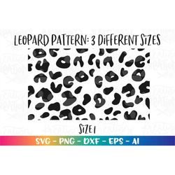 leopard print pattern svg animal pattern leopard patterns cute simple wild print iron on cut file download vector png dx