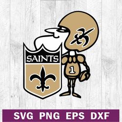 New Orleans Saints 25 player SVG, Saints football logo SVG, Saints football team SVG PNG DXF