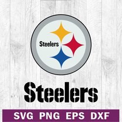 Steelers football logo SVG, Pittsburgh Steelers logo SVG, Pittsburgh Steelers football team SVG PNG DXF