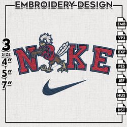 Nike Liberty Flames Embroidery Designs, NCAA Embroidery Files, Liberty Flames Machine Embroidery Files