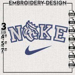 Nike Queens University Royals Embroidery Designs, NCAA Embroidery Files, Queens University Machine Embroidery Files