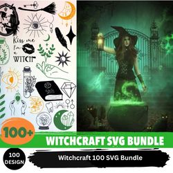 Witchcraft SVG Bundle 100 designs PNG, SVG, EPS, SVG