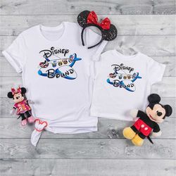 Disney Bound, Disney Airplane Design, Disney Trip, Disney family shirts, Disney kids and adults shirt, Disney Unisex Tee