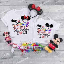 Disney matching shirts 2023, Disney trip 2023, Disney family shirts with custom names, Disney Cute Tees, Disney family m