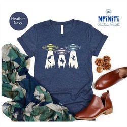 Ufo Shirts, Space T Shirt, Big Foot Shirts, Outer Space Dinosaur Shirts, Flying Saucer Shirts, Sasquatch Shirts, Alien G