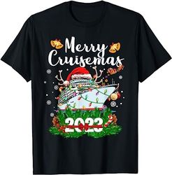 Merry Cruisemas Family Cruise Christmas 2023 Funny T-Shirt