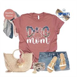 USA Dog Paw Mom Shirt, 4th of July Shirt, Patriotic Dog Mom Shirt, Independence Day Dog Shirt, Fourth of July Shirt, Ame