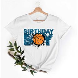 Boy Birthday shirt, Basketball birthday party shirt, Birthday Shirt,basketball number outfit,Basketball Birthday Boy Shi