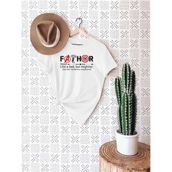 Fathor T-Shirt, Like a Dad but Mightier Shirt, Dad Noun Shirt, New Dad Shirt, Trendy Dad Shirt, Fathers Day Shirt, Fathe