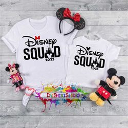 Disney Squad 2023, Disney matching shirts, Disney Squad, Disney Trip 2023, Disney matching family tees D19