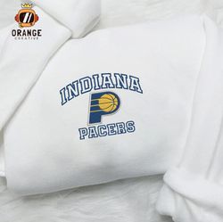 Indiana Pacers Embroidered Sweatshirt, NBA Embroidered Shirt, NBA Indiana Pacers Embroidered Hoodie, Unisex T-Shirt