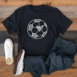 soccer heart shirt, soccer ball shirt, soccer lover shirt, soccer gift shirt, cute soccer heart shirt, soccer mom shirt,