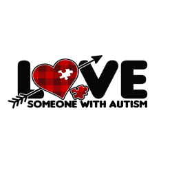 Love Someone Autism Awareness Svg, Autism Puzzle Piece Logo Svg, Autism Awareness Svg File Cut Digital Download