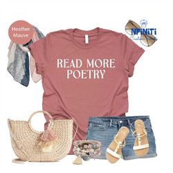 Poet T-shirt, Poetry Shirts, Writer's Shirt, Poetry Gift Shirts, English Teacher Tee, Literature T-shirt, Poetry Lover T