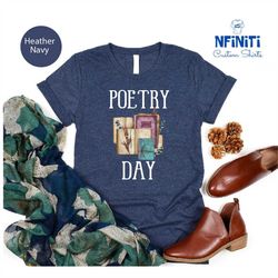 Poetry T-shirt, Author Shirts, Poet Shirt Womans, Bookworm T-shirt, Literary Shirts, Bookish Shirt, Book Lover T-shirt,