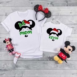 Disney Family Shirts,Disney Christmas Trip,Christmas matching shirts with names,Disney Custom T-shirts,Disney Shirts for
