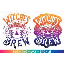 Halloween Potion Labels SVG Witches Brew magic potion bottles color print cut file Cricut Silhouette Download vector png