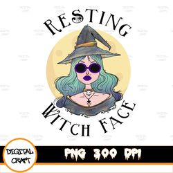 Resting Witch Face Downloaded able Art | Digital Download| Resting Witch Face SVG