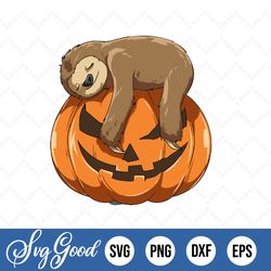 Sloth Pumpkin Halloween Svg,Sloth Pumpkin Svg,Halloween Sloth Svg, Witch With Pumpkin Svg,Animal Gift ,Funny Halloween