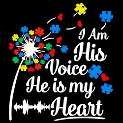 He Is My Heart Autism Awareness Svg, Autism Puzzle Piece Logo Svg, Autism Awareness Svg File Cut Digital Download