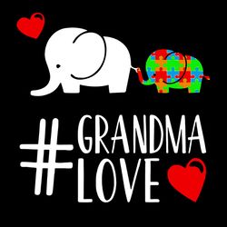 Grandma Love Autism Awareness Svg, Autism Puzzle Piece Logo Svg, Autism Awareness Svg File Cut Digital Download