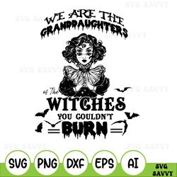 Witch We Are The Grandaughter png, We Are The Grandaughters Of The Witches You Couldnt Burn SVG, Witches SVG, Halloween