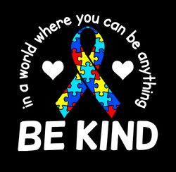 Be Kind Autism Awareness Svg, Autism Puzzle Piece Logo Svg, Autism Awareness Svg File Cut Digital Download