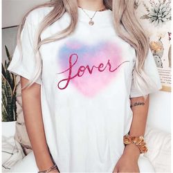 Vintage Lover Heart Taylor Swift Shirt, Heart Lover Swiftie Shirt, Lover Outfit, Lover Eras Shirt
