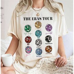 the eras tour disco ball shirt, taylor disco ball eras shirt, disco ball shirt, swiftie fan shirt