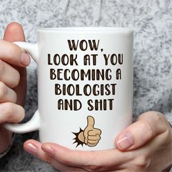 Biology Mug, Biology Major Gifts, Biologist Mug, New Biologist, Future Biologist, Aspiring Biologist, Biology Student, B