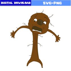 Tree Svg, Funny Tree Svg, Clod Svg, Clod Elemental Svg, Elemental Character Svg, Elemental Svg, Disney Svg, Png File