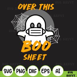 Over This Boo Sheet svg