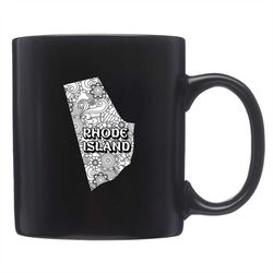 Rhode Island Coffee, Rhode Island Mugs, Rhode Island Gifts, RI Mug, RI Gift, Rhode Island State, Rhode Island Home, Stat