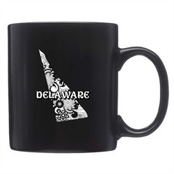 Cute Delaware Mug, Cute Delaware Gift, Delaware State, State Mugs, DE Mug, DE Gift, Delaware Gifts, Delaware Coffee, Del