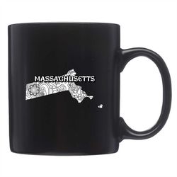 Massachusetts Coffee, Massachusetts Travel, Massachusetts State, MA Mug, MA Gift, Boston Mug, Massachusetts Cup, Boston