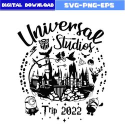 Universal Studios Svg, Orlando Resort Universal Trip 2022 Svg ,Universal Pictures Svg, Disney Svg, Png Eps Digital File