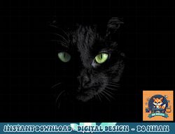 Black Cat with Green Eyes png, sublimation copy
