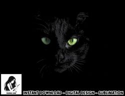 Black Cat with Green Eyes png, sublimation copy