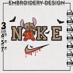 Nike Sam Halloween Embroidery Designs, Horror Movie, Halloween Embroidery Files, Machine Embroidery Designs
