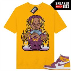 Brotherhood 1s shirts to match Sneaker Tees Yellow Gold 'Trap Chucky'